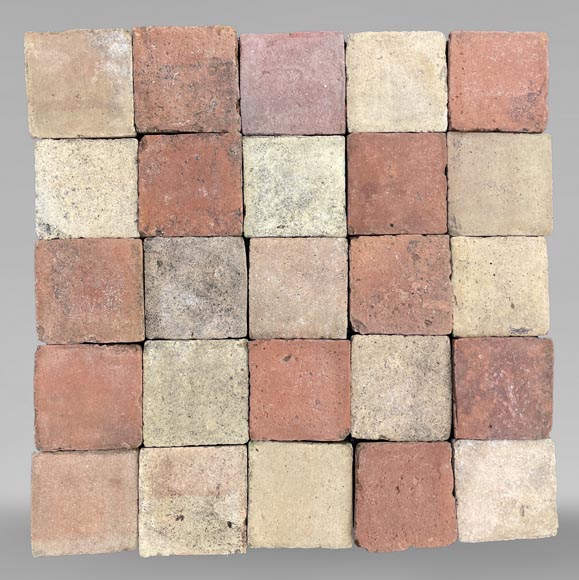 Set of around 13,5 m² of terracotta floor tiles Set of around 13,5 m² of terracotta floor tiles-0