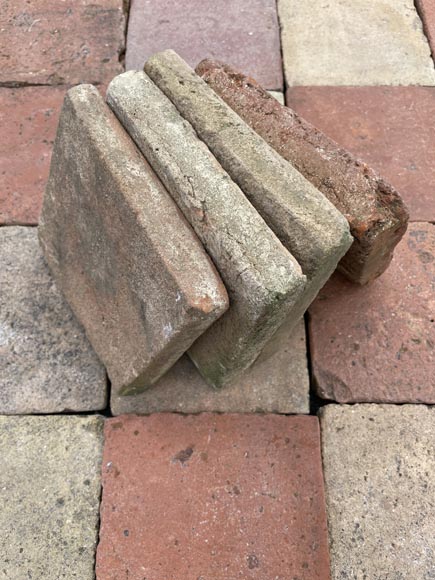 Set of around 13,5 m² of terracotta floor tiles Set of around 13,5 m² of terracotta floor tiles-2