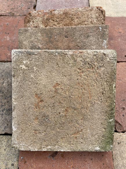 Set of around 13,5 m² of terracotta floor tiles Set of around 13,5 m² of terracotta floor tiles-4