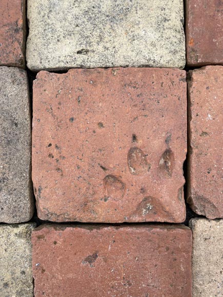 Set of around 13,5 m² of terracotta floor tiles Set of around 13,5 m² of terracotta floor tiles-5