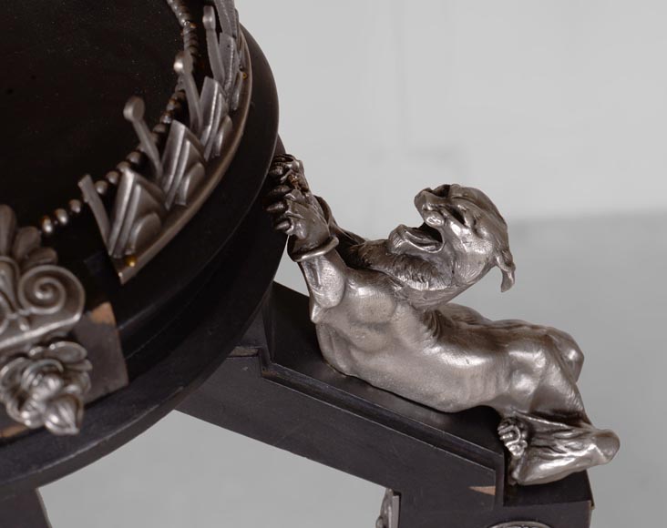 Charles-Guillaume DIEHL, Pair of Pedestals in wood and Bronze, circa 1870-3