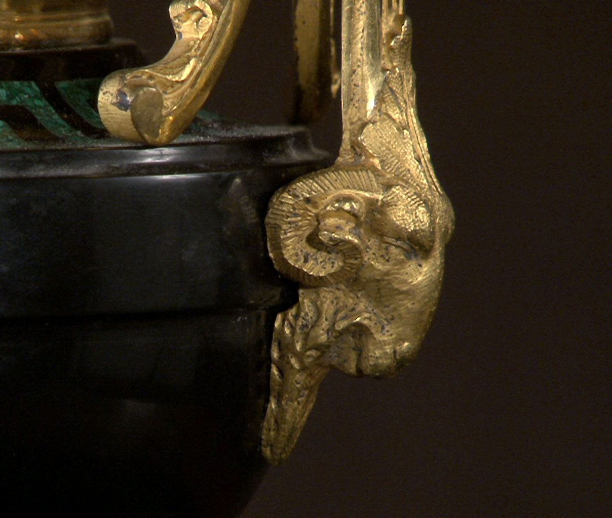 TAHAN: Malachite and Marble Inkwell TAHAN: Malachite and Marble Inkwell-2