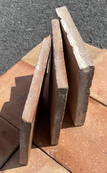 Set of around 17 m² of terracotta floor tiles Set of around 17 m² of terracotta floor tiles-4