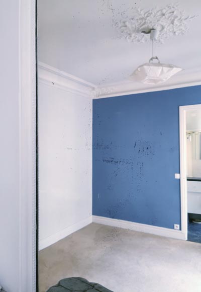 Simple trumeau painted in white Simple trumeau painted in white-4