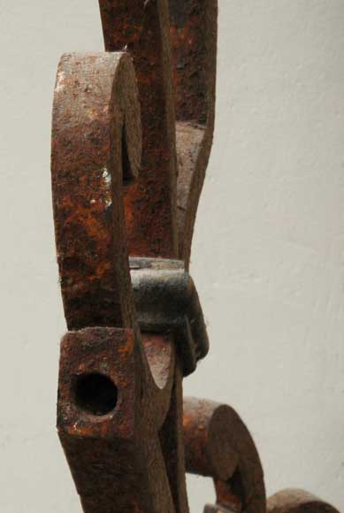 Napoleon III wrought iron bannister Napoleon III wrought iron bannister-5