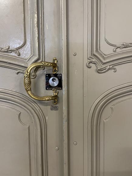 Two Louis XVI style double landing doors Two Louis XVI style double landing doors-6