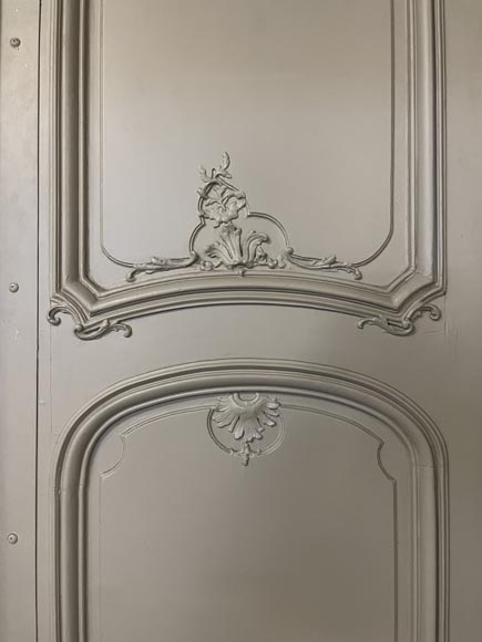 Two Louis XVI style double landing doors Two Louis XVI style double landing doors-7