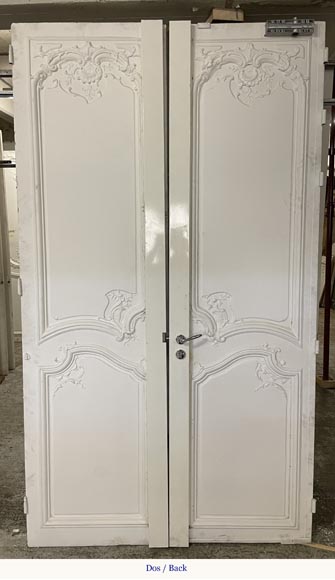 Two Louis XVI style double landing doors Two Louis XVI style double landing doors-8