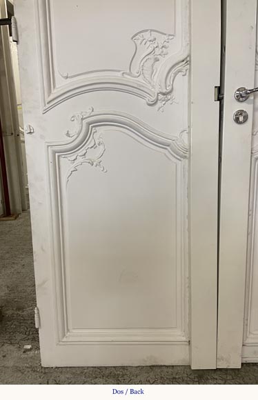 Two Louis XVI style double landing doors Two Louis XVI style double landing doors-10
