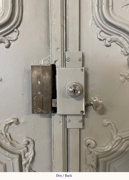 Two Louis XVI style double landing doors Two Louis XVI style double landing doors-21