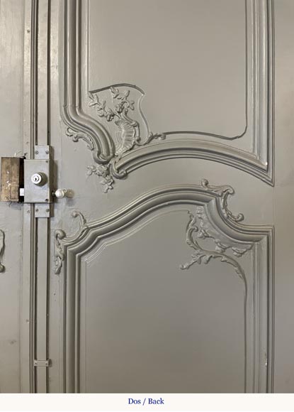 Two Louis XVI style double landing doors Two Louis XVI style double landing doors-23