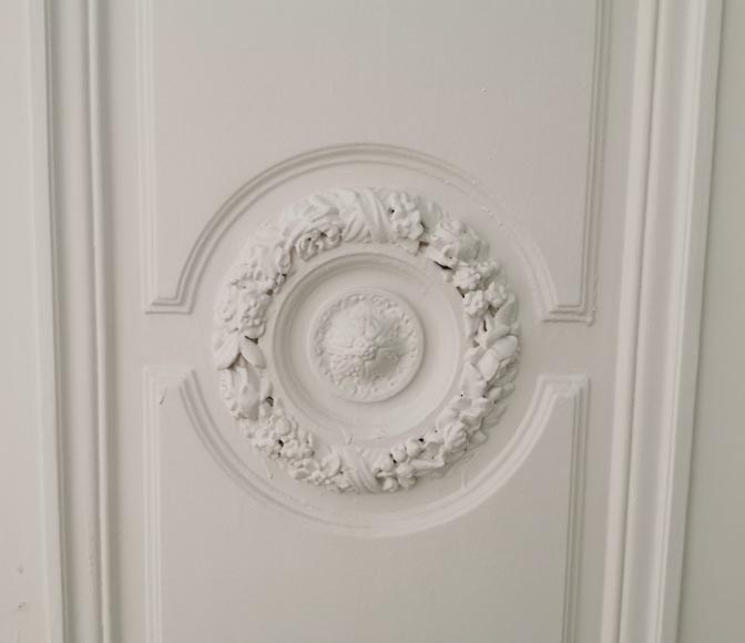 Pair of Régence style double dual-sided doors with roses Pair of Régence style double dual-sided doors with roses-7