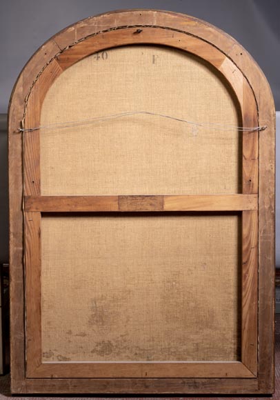 Jules LARCHER - Nymphs at the fountain, oil on canvas Jules LARCHER - Nymphs at the fountain, oil on canvas-9