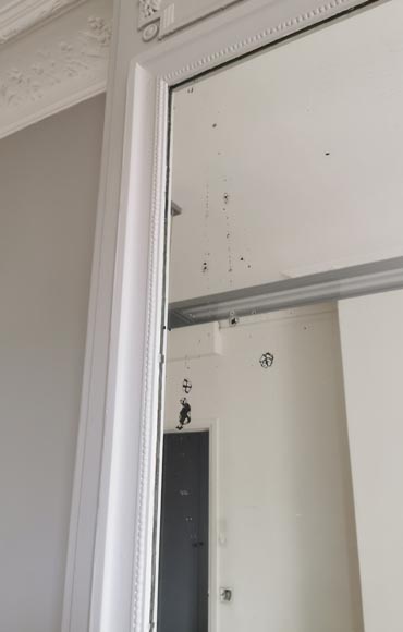 Trumeau in stucco and painted wood in the Louis XVI style Trumeau in stucco and painted wood in the Louis XVI style-3