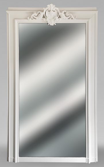 Trumeau in stucco and painted wood in the Regence style Trumeau in stucco and painted wood in the Regence style-0