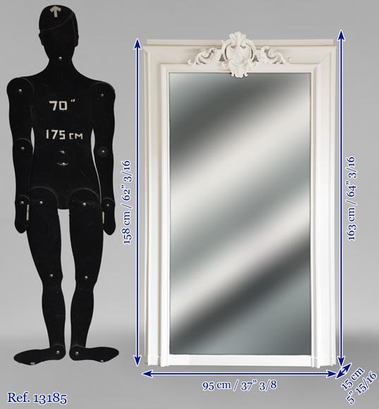 Trumeau in stucco and painted wood in the Regence style Trumeau in stucco and painted wood in the Regence style-5