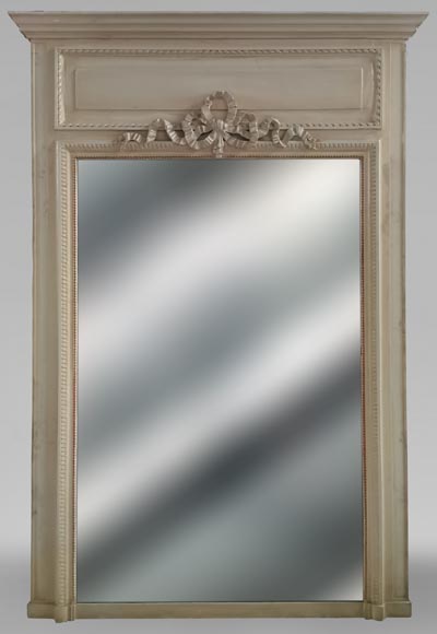 Louis XVI style trumeau with ribbon, late 19th century Louis XVI style trumeau with ribbon, late 19th century-0