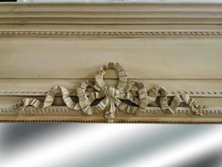 Louis XVI style trumeau with ribbon, late 19th century Louis XVI style trumeau with ribbon, late 19th century-1