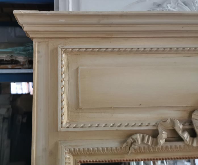 Louis XVI style trumeau with ribbon, late 19th century Louis XVI style trumeau with ribbon, late 19th century-3