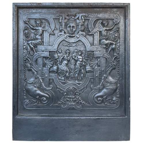 Fireback with a very rich decoration of the Old Testament