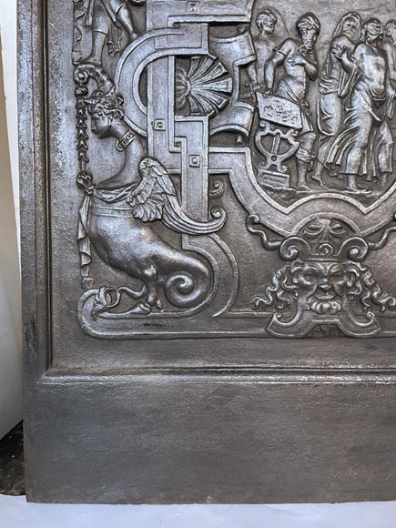 Fireback with a very rich decoration of the Old Testament Fireback with a very rich decoration of the Old Testament-4