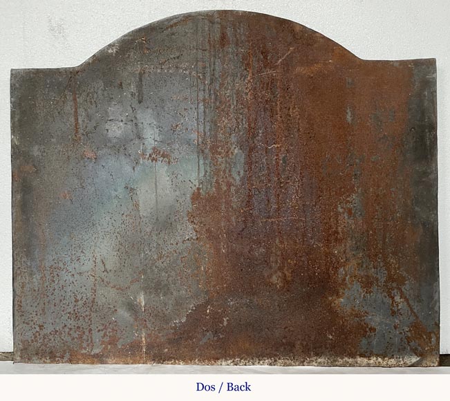 Fireback Adorned with an Egyptian-Inspired Low-Relief, 20th Century Fireback Adorned with an Egyptian-Inspired Low-Relief, 20th Century-6