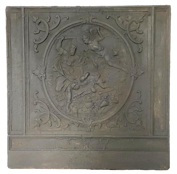 Beautiful cast iron fireback Beautiful cast iron fireback