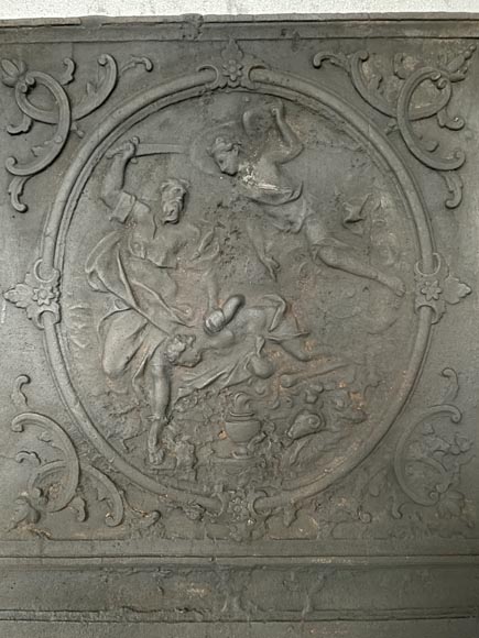 Beautiful cast iron fireback Beautiful cast iron fireback