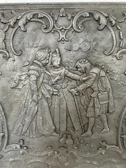 Louis XV style fireback Louis XV style fireback