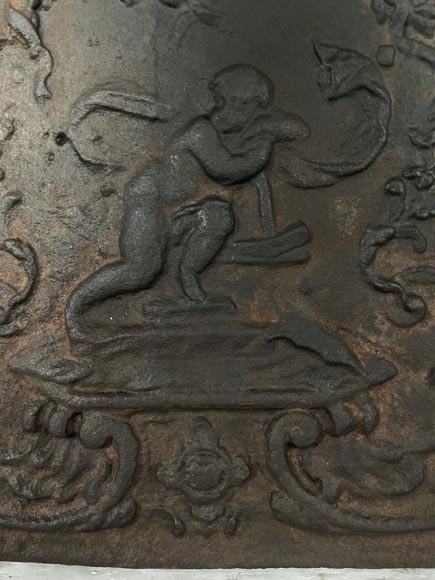 Louis XV style fireback Louis XV style fireback