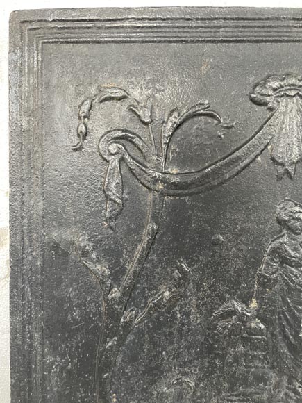 Antique fireback with the allegory of Ceres Antique fireback with the allegory of Ceres-2