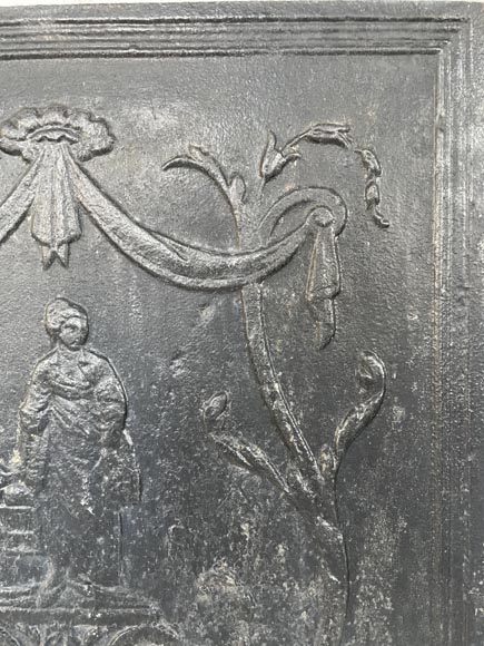 Antique fireback with the allegory of Ceres Antique fireback with the allegory of Ceres-3