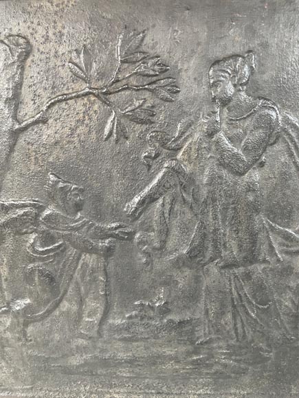 Fireback with mythological scene Fireback with mythological scene-1