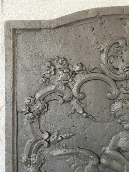 Fireback depicting Zeus and his eagle, 19th century Fireback depicting Zeus and his eagle, 19th century-1