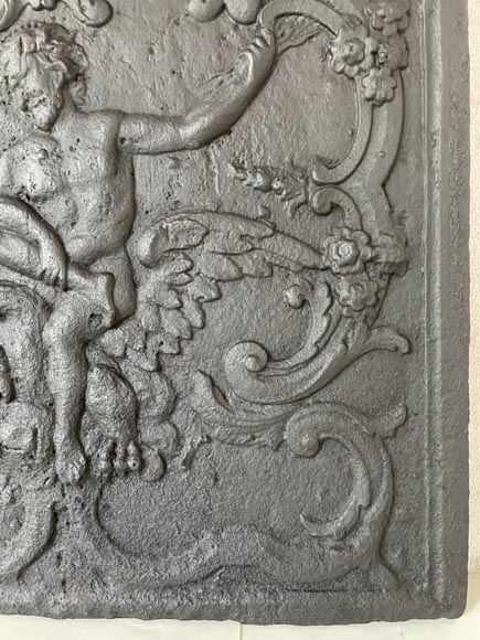 Fireback depicting Zeus and his eagle, 19th century Fireback depicting Zeus and his eagle, 19th century-6