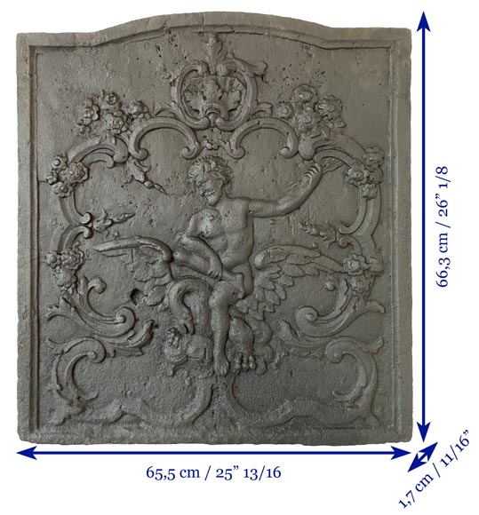 Fireback depicting Zeus and his eagle, 19th century Fireback depicting Zeus and his eagle, 19th century-8
