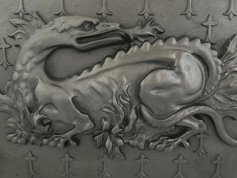 Fireback with the Salamander of François I Fireback with the Salamander of François I-3