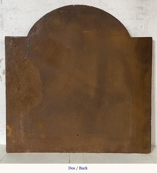 Fireback with France and Navarra coat of arms, 19th century Fireback with France and Navarra coat of arms, 19th century-7