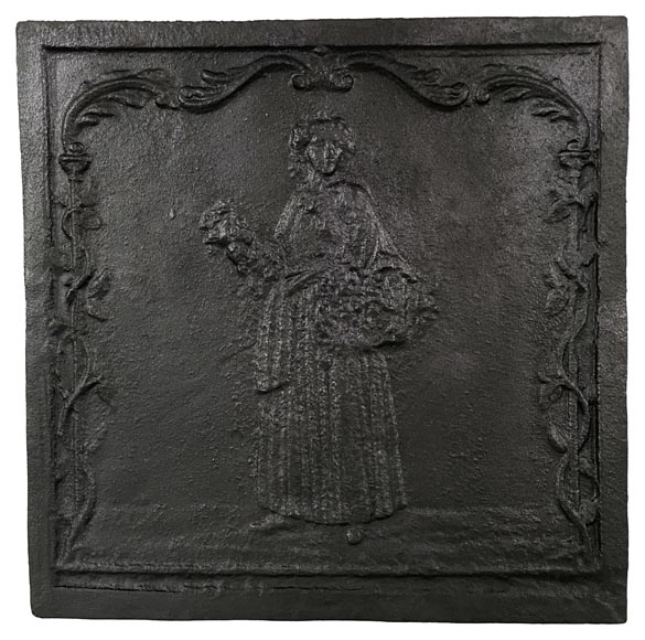 Cast iron fireback Cast iron fireback