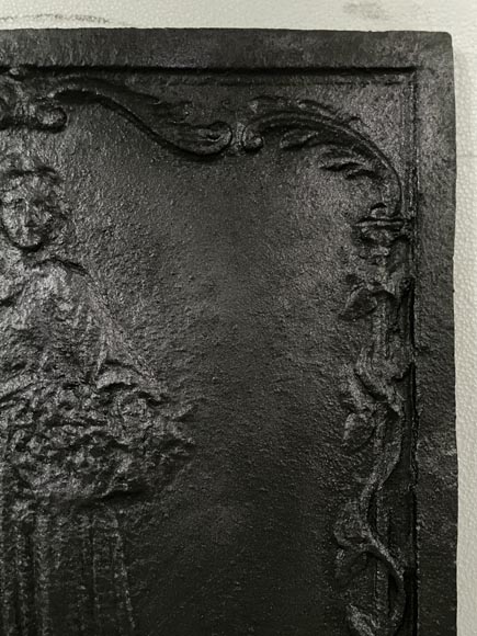 Cast iron fireback Cast iron fireback