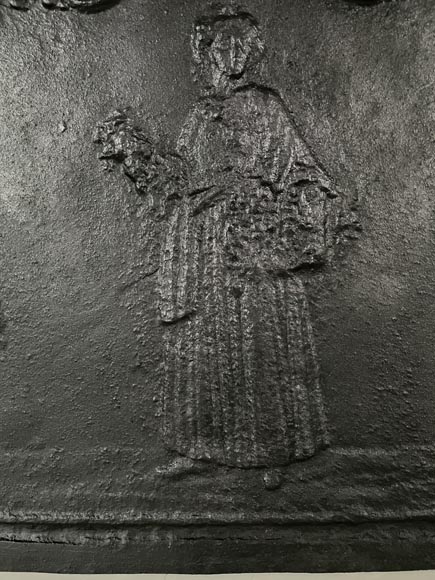 Cast iron fireback Cast iron fireback