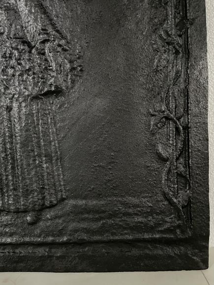 Cast iron fireback Cast iron fireback