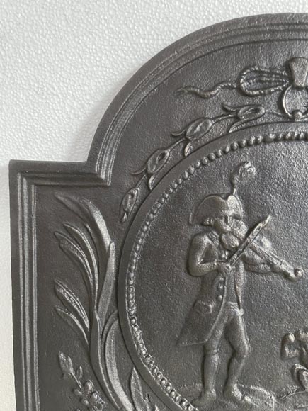 Louis XVI style fireback Louis XVI style fireback