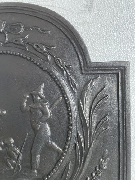 Louis XVI style fireback Louis XVI style fireback