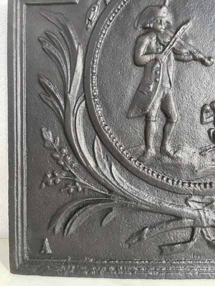 Louis XVI style fireback Louis XVI style fireback