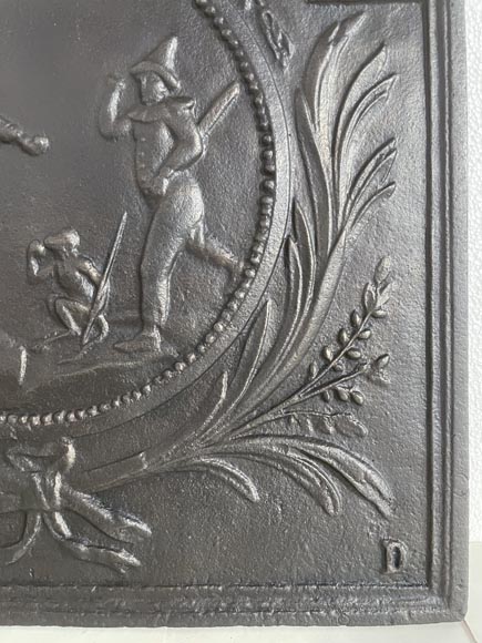 Louis XVI style fireback Louis XVI style fireback