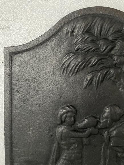 Cast iron fireback Cast iron fireback