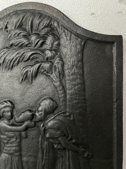 Cast iron fireback Cast iron fireback