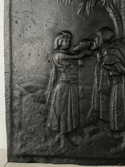 Cast iron fireback Cast iron fireback