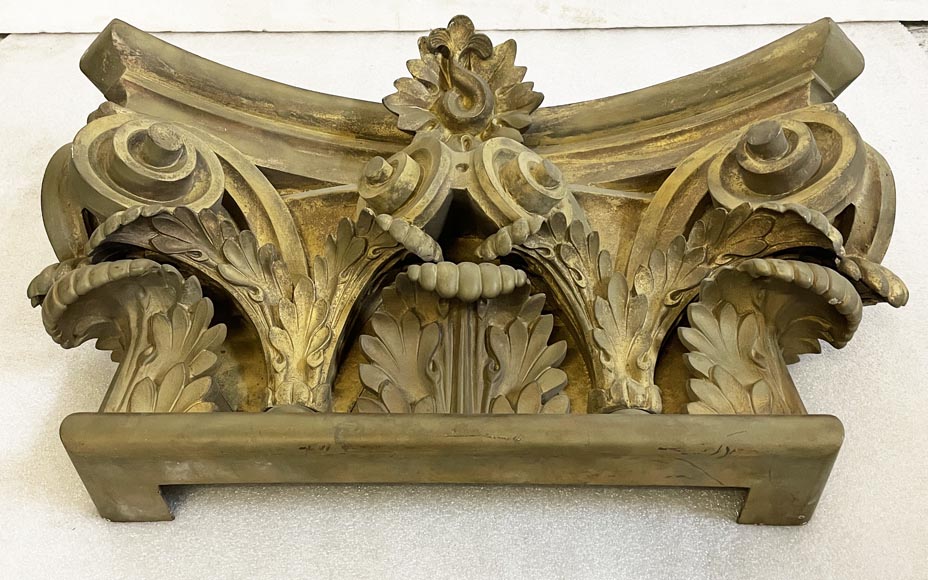 Gaston de PONTALBA - Series of eight composite capitals and bases for pilasters in gilt bronze 1853 Gaston de PONTALBA - Series of eight composite capitals and bases for pilasters in gilt bronze 1853-13